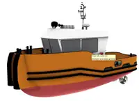 NB 12.87m Road Transportable Workboat - Azimuth Drive RTWB 1204